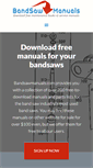 Mobile Screenshot of bandsawmanuals.com